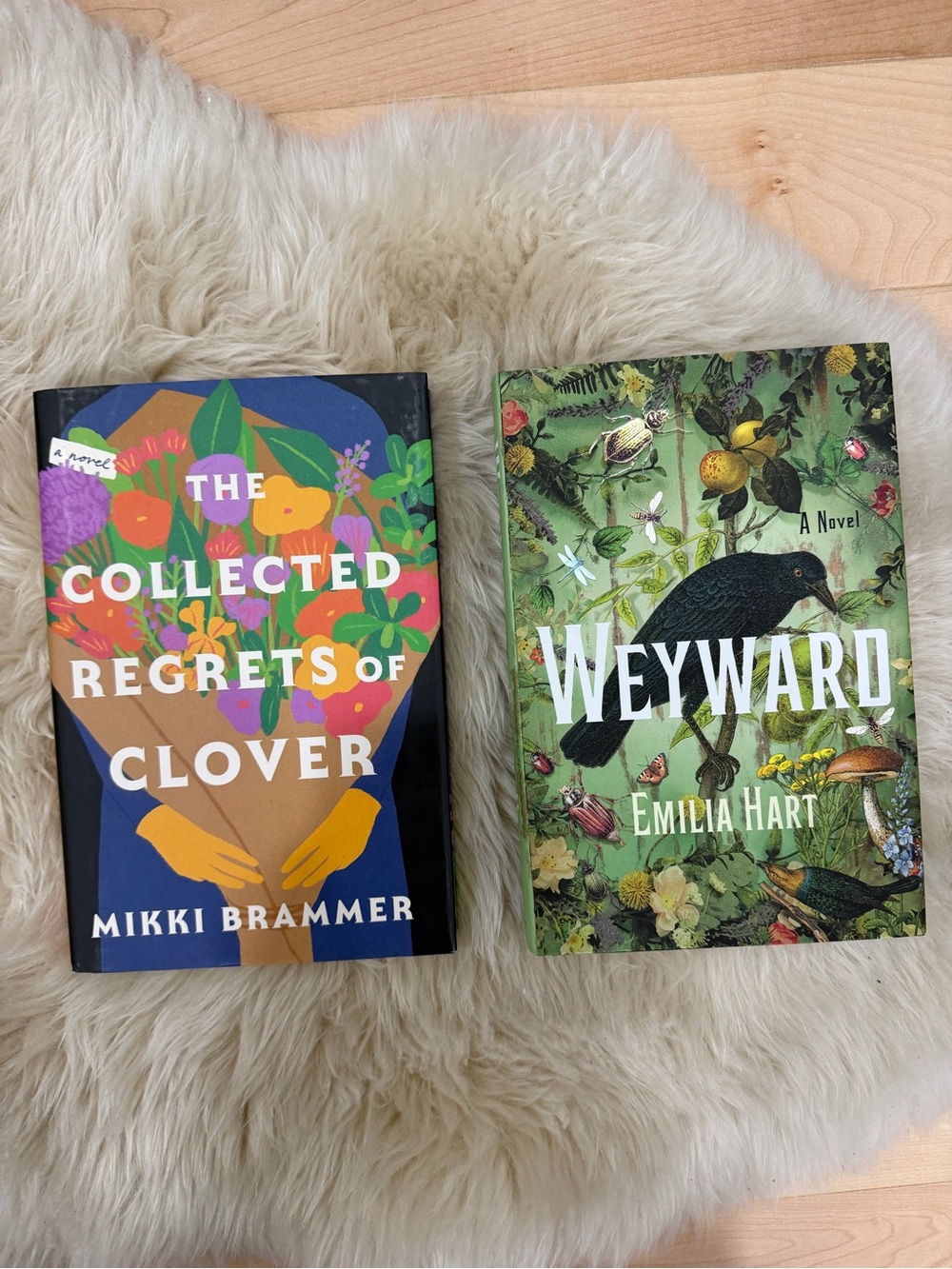 Weyward by Emilia Hart and The Collected Regrets of Clover Mikki Hardcover Novel